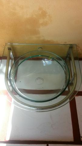 Vendo lavatório de vidro