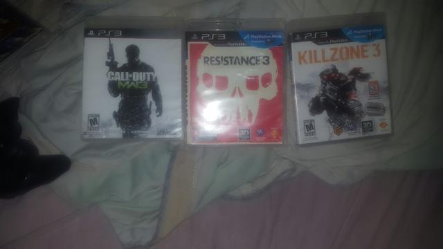 Vendos 3 jogos top de PS3