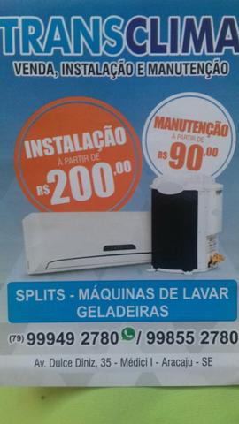 Ar condicionado novos e usado com garantia total