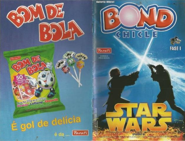 Brasil  álbum de figurinhas do chiclé de bola Bond