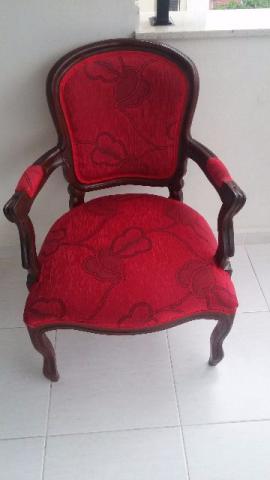 Cadeira luxuosa Luiz XV
