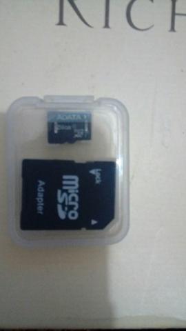 Cartao SD 256 GB classe 10 + adaptador usb