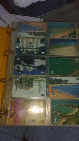 Cartões telefonicos coleção