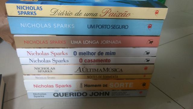 Coleção dos livros de Nicholas Sparks