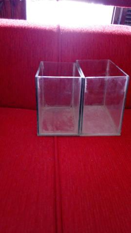 Doi aquario para peixe beta usados