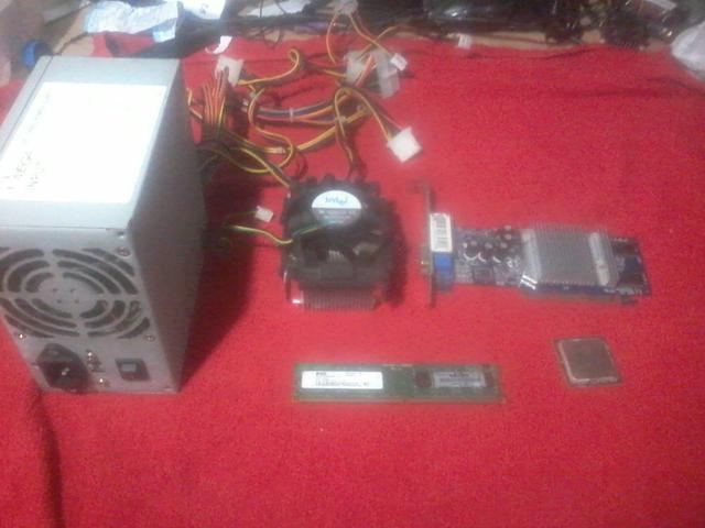 Lote peças kit pc leia