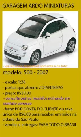 Miniatura Fiat Cinquecento 