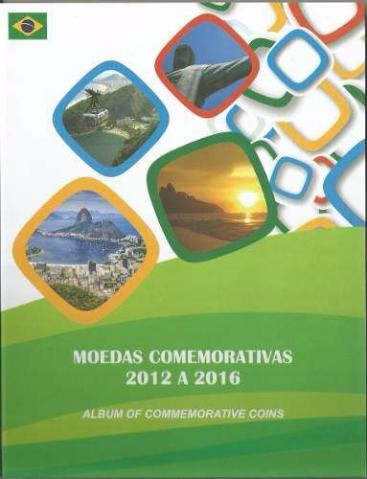 Álbum para as moedas da olimpíadas Rio 