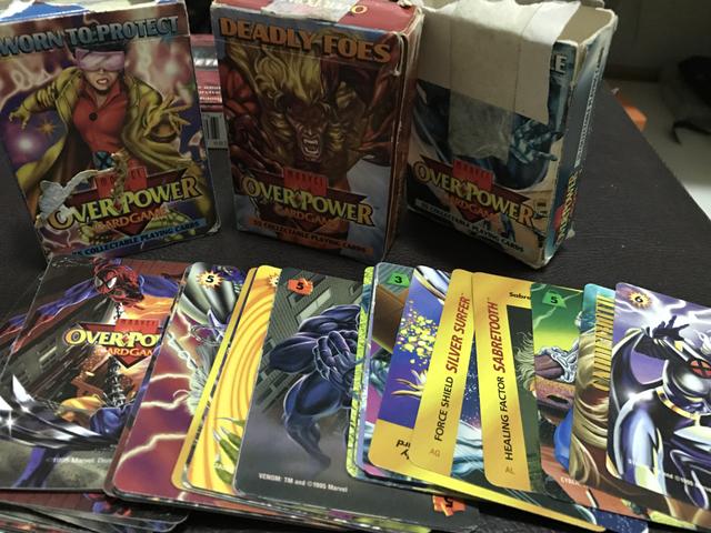 Coleção cardgame Marvel Overpower