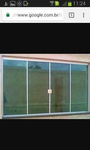 Janela 120x150 incolor 8mm