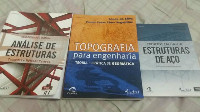 Kit 3 Livros de Engenharia