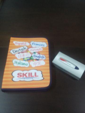 Livros Inglês Básico Skil + Caneta open pen
