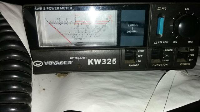 Medidor de Potência e Roe voyager kw325 mede até 200 watts