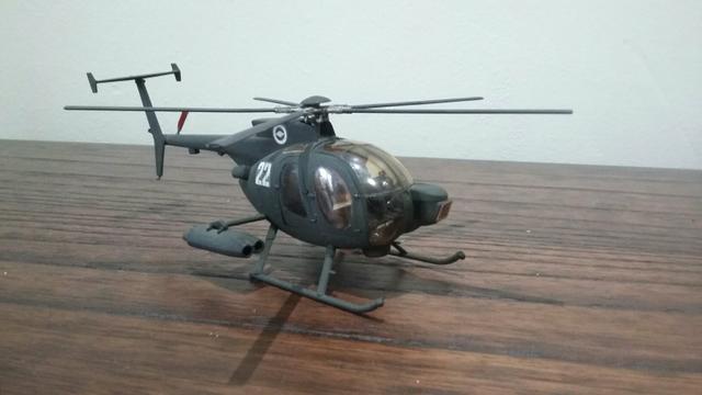 Miniatura plastimodelismo Helicóptero Hughes