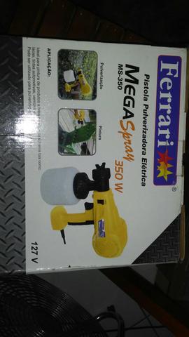 Pistola pulverizadora sem uso