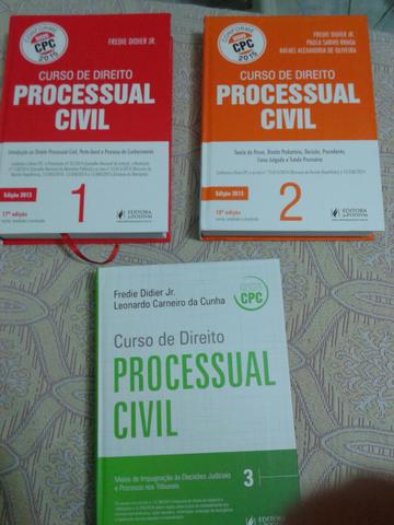 Curso de Direito Processual Civil - Didier - vol. 1, 2 e 3 -