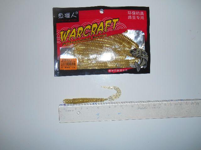 Isca Minhoca Artificial - Isca soft para Pesca do Black