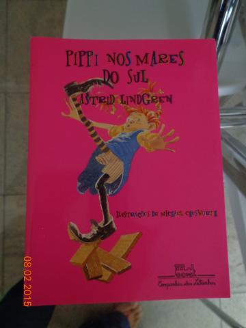 Livro "Pippi nos Mares do Sul", de Astrid Lidgren