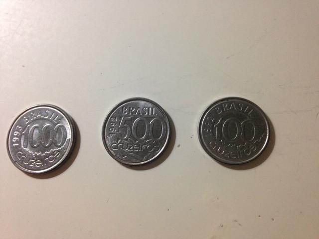 Lote 3 moedas