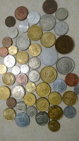 Lote moedas Estrangeiras