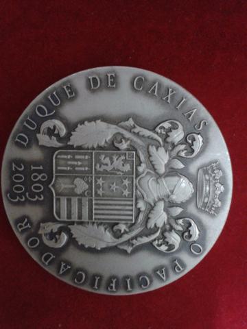 Moeda Medalha Bicentenário De Nascimento Do Duque De Caxias