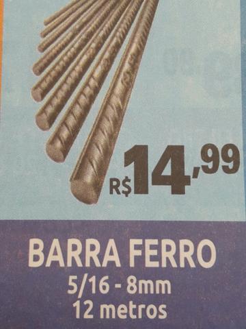 Barra de ferro 5/16