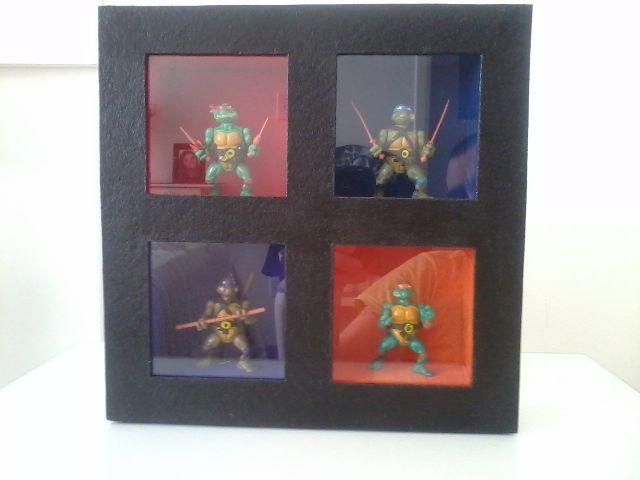 Box Miniaturas Tartarugas Ninjas