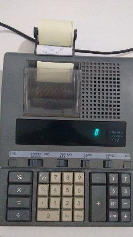 Calculadora Elétrica Digital com Impressora Olivetti 812 -