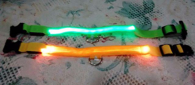 Coleiras LED para o seu PET