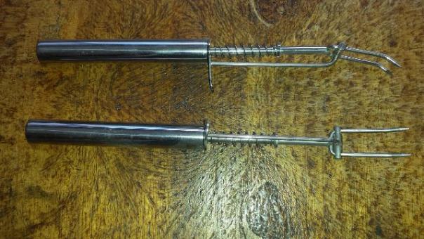 Garfo Passador Automático - Aço Inox - Servir alimentos