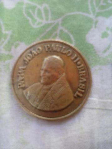 Medalha Rara: Homenagem a Vinda do Papa João Paulo II -
