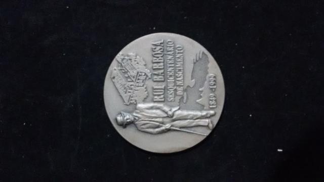 Medalha Rui Barbosa (Casa da Moeda)Sesquicentenario de