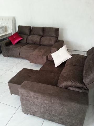 Sofa 2 e 3 lugares chaise retr. encost.reclinável 40%off