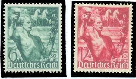Alemanha Mi- Selos emitidos durante a Segunda Guerra