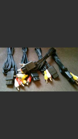 Cabo audio e video novo para nintendo 64