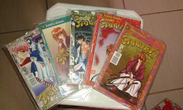 Coleção Mangá Samurai X (incompleto em bom estado)