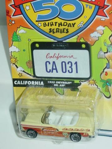Coleção Matchbox Across America California