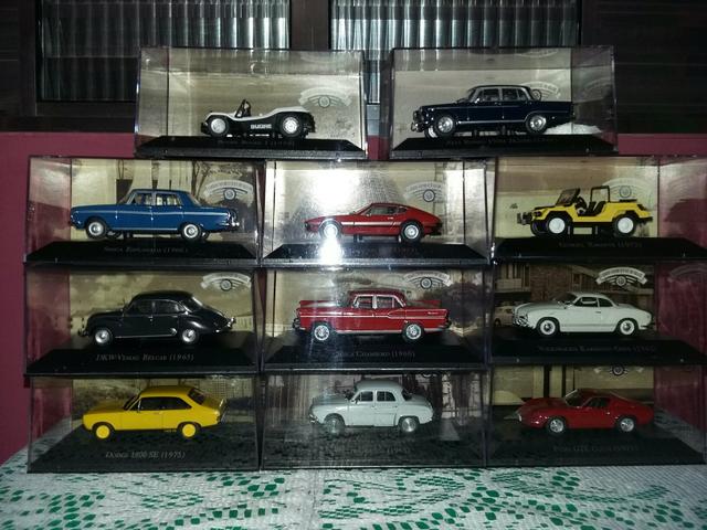 Coleção miniaturas carros brasileiros