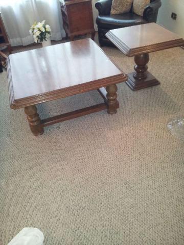 Conjunto de mesas de sala