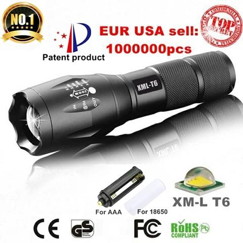 Lanterna Tática com LED de alta potência