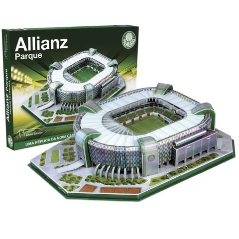 Maquete Miniatura Allianz Parque Arena Palmeiras Puzzle 3D
