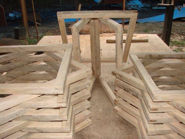 Quadrados de madeira para Silk screen