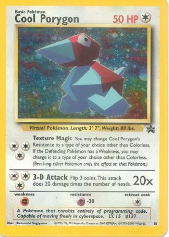 De R 170 Por R 95 Card Pokemon Coll Porygon 50 HP Raro