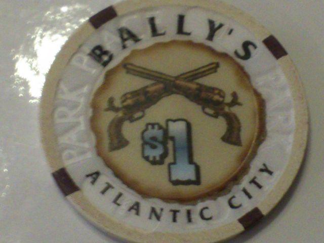 Ficha de Cassino colecionavel Ballys Atlantic City