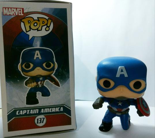 Funko pop capitão América, guerra civil