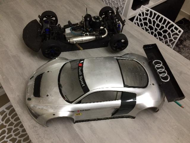 Gt2 Inferno Race Spec Kyosho Audi R8 1/8 nitro 4x4