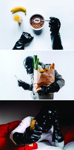 Kit de Três Ímãs Star Wars - Cotidiano de Darth Vader