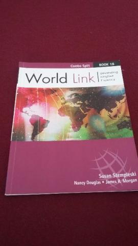 Livro World Link Book 1B o mesmo utilizado na escola Seven