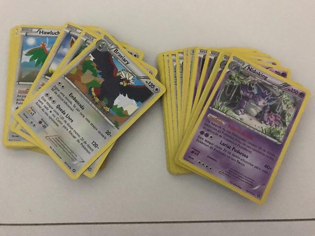 Lote de 108 cards Pokemon nenhum repetido