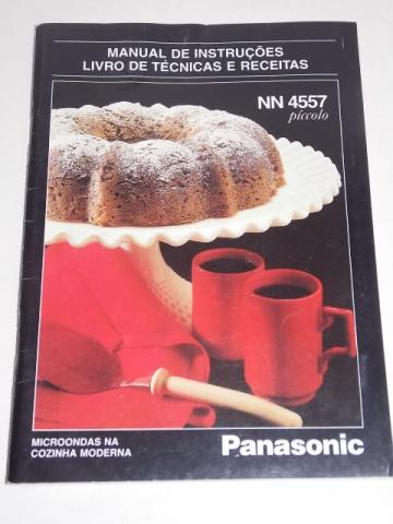 Manual de instruções microondas Panasonic piccolo nn